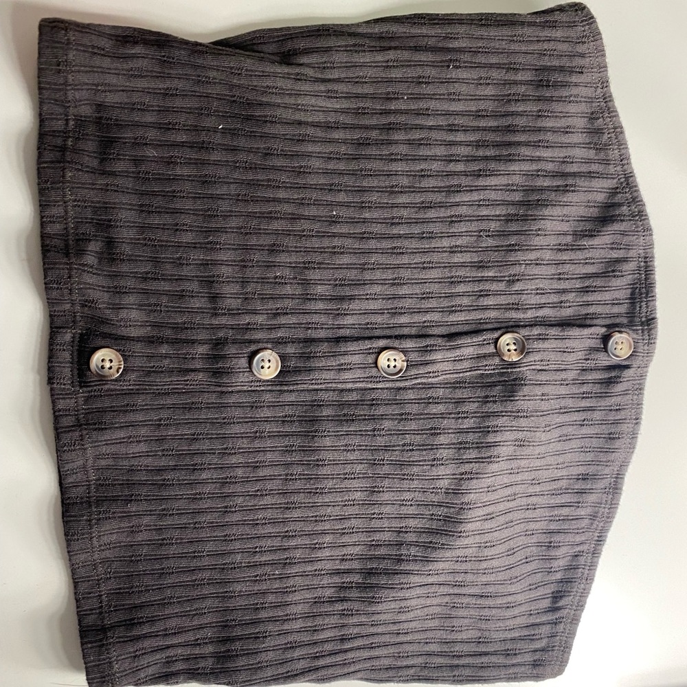 Black and brownish tube top